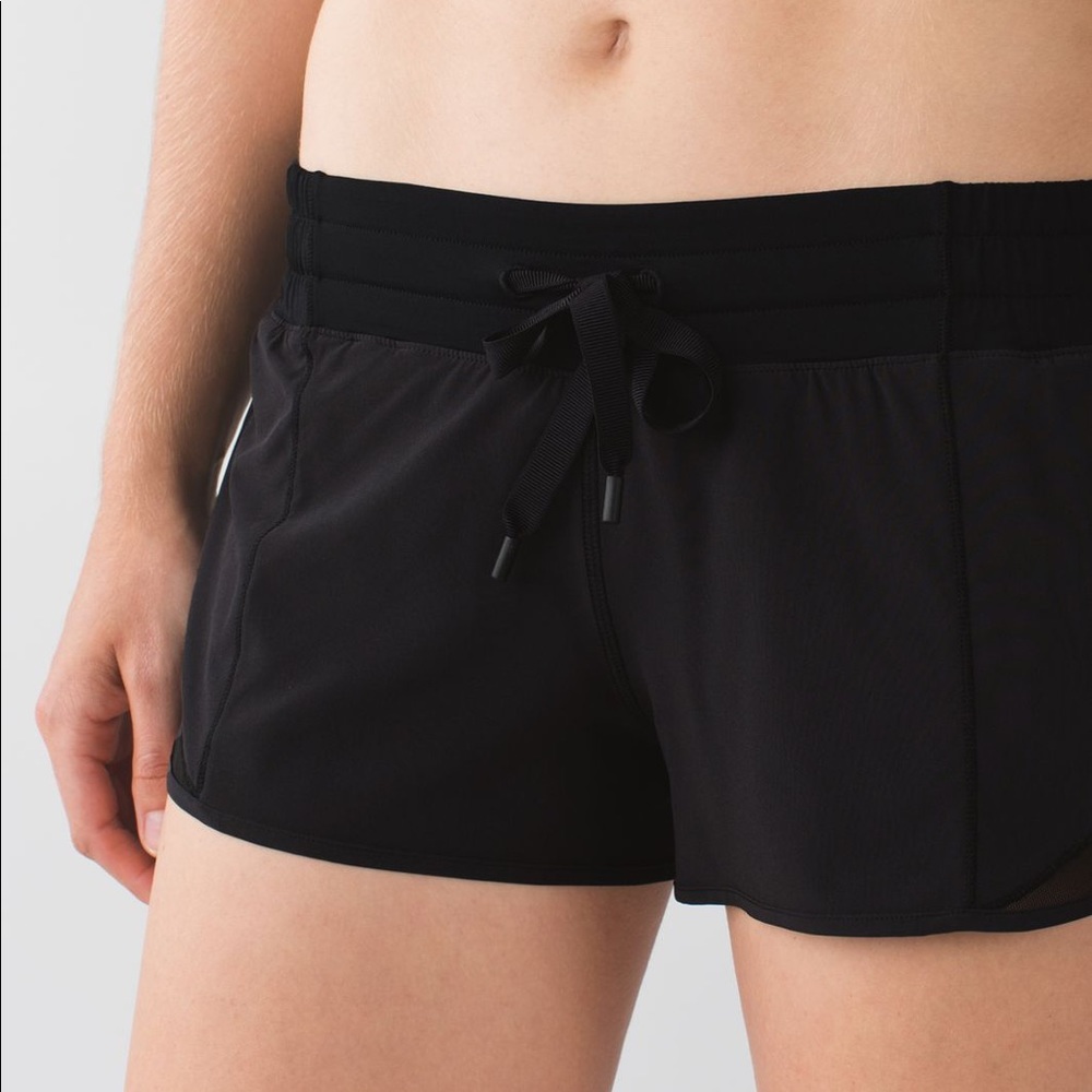 Lululemon Black Hotty Hot Short